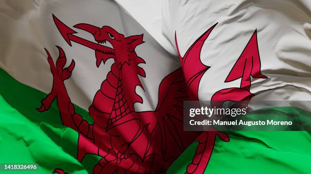 flag of wales - wales flag stock pictures, royalty-free photos & images