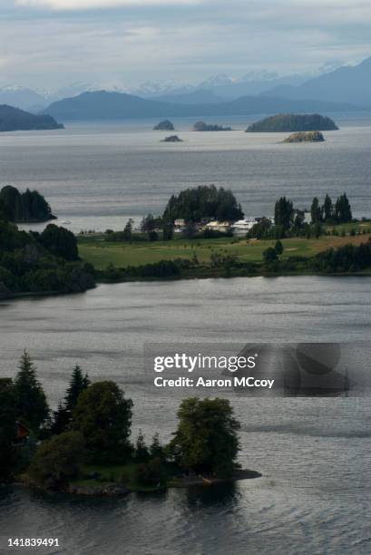 lake nahuel huapi, lake region, argentina - nahuel huapí bildbanksfoton och bilder