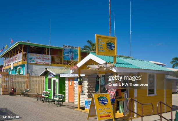 port shopping village, belize city, belize - belize stock pictures, royalty-free photos & images