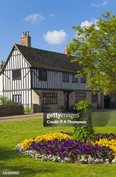 oliver cromwells house, ely, cambridgeshire, england - ely stock pictures, royalty-free photos & images