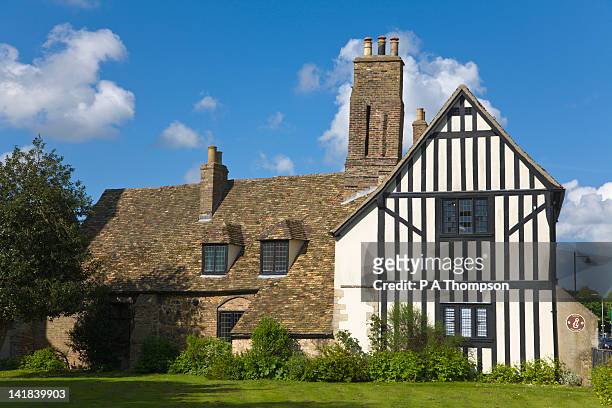 oliver cromwells house, ely, cambridgeshire, england - ely stock pictures, royalty-free photos & images