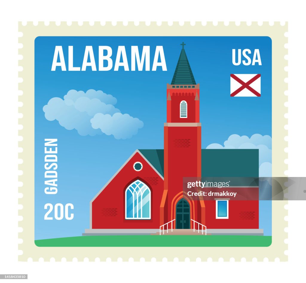 Alabama Stamp, Gadsden City