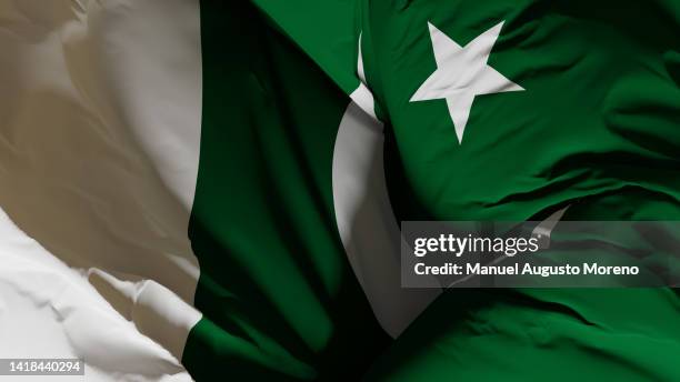 flag of pakistan - pakistani flag stock pictures, royalty-free photos & images