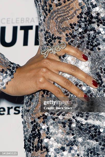 Actress Jennia Fredrique arrives at Outfest 2012 Fusion Gala - Achievement Award Ceremony at American Cinematheque's Egyptian Theatre on March 24,...