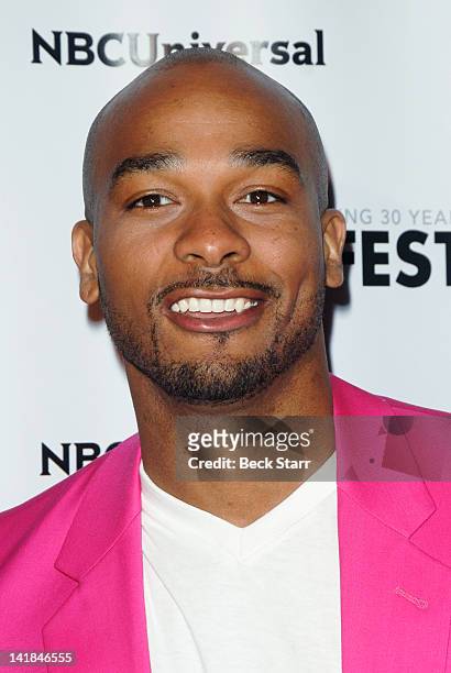 Actor Anthony Burrell arrives at Outfest 2012 Fusion Gala - Achievement Award Ceremony at American Cinematheque's Egyptian Theatre on March 24, 2012...