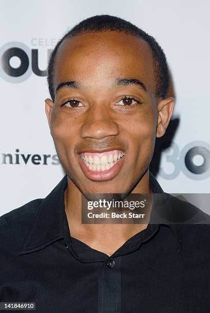 Actor Shaka Walker arrives at Outfest 2012 Fusion Gala - Achievement Award Ceremony at American Cinematheque's Egyptian Theatre on March 24, 2012 in...