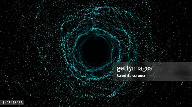 time tunnel concept map - abstract data foto e immagini stock