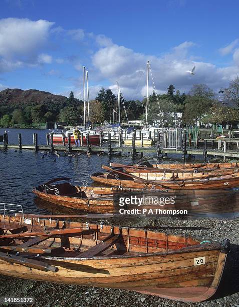 lake windermere, the lake district, cumbria, england - windermere stock pictures, royalty-free photos & images