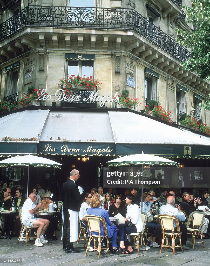 Les Deux Magots cafe, Paris, France