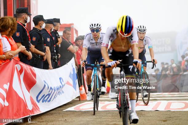 Miguel Ángel López Moreno of Colombia and Team Astana – Qazaqstan crosses the finish line during the 77th Tour of Spain 2022, Stage 8 a 153,4km stage...