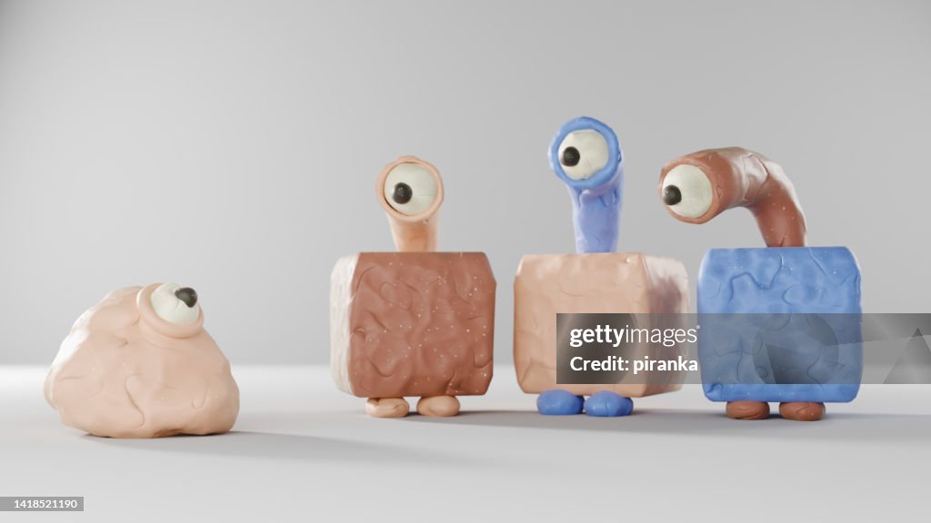 Plasticine toys