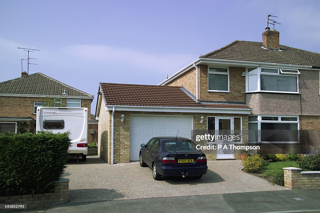 Three bedroomed semi detached house