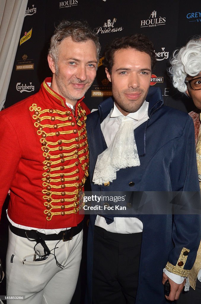'Le Bal des Princesses' organizer Dan Marie Rouyer and Nicolas Bedos ...