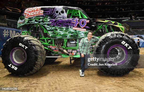 Dan Bucatinsky attends Monster Jam at Crypto.com Arena on August 27, 2022 in Los Angeles, California.