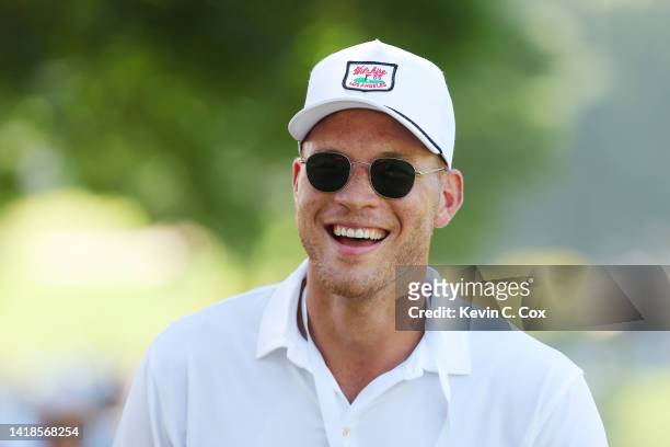 Player Blake Griffin looks on during the third round of the TOUR Championship at East Lake Golf Club on August 27, 2022 in Atlanta, Georgia.