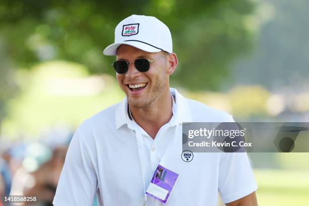 Player Blake Griffin looks on during the third round of the TOUR Championship at East Lake Golf Club on August 27, 2022 in Atlanta, Georgia.