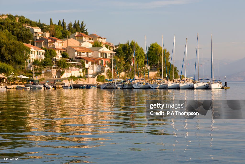 Harbour at Kassiopi, Corfu, Greece
