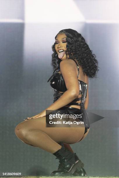 Megan Thee Stallion performs at Leeds Festival day 2 on August 27, 2022 in Leeds, England.