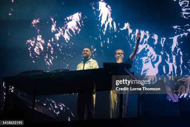 Disclosure performs during All Points East 2022 at Victoria Park on August 27, 2022 in London, England.