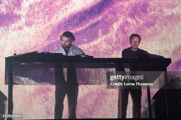 Disclosure performs during All Points East 2022 at Victoria Park on August 27, 2022 in London, England.