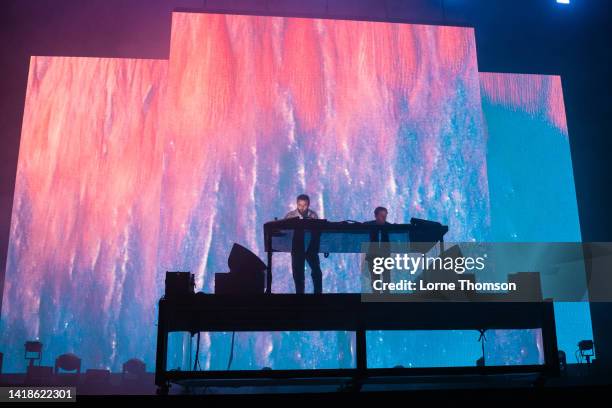 Disclosure performs during All Points East 2022 at Victoria Park on August 27, 2022 in London, England.