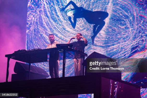 Disclosure performs during All Points East 2022 at Victoria Park on August 27, 2022 in London, England.