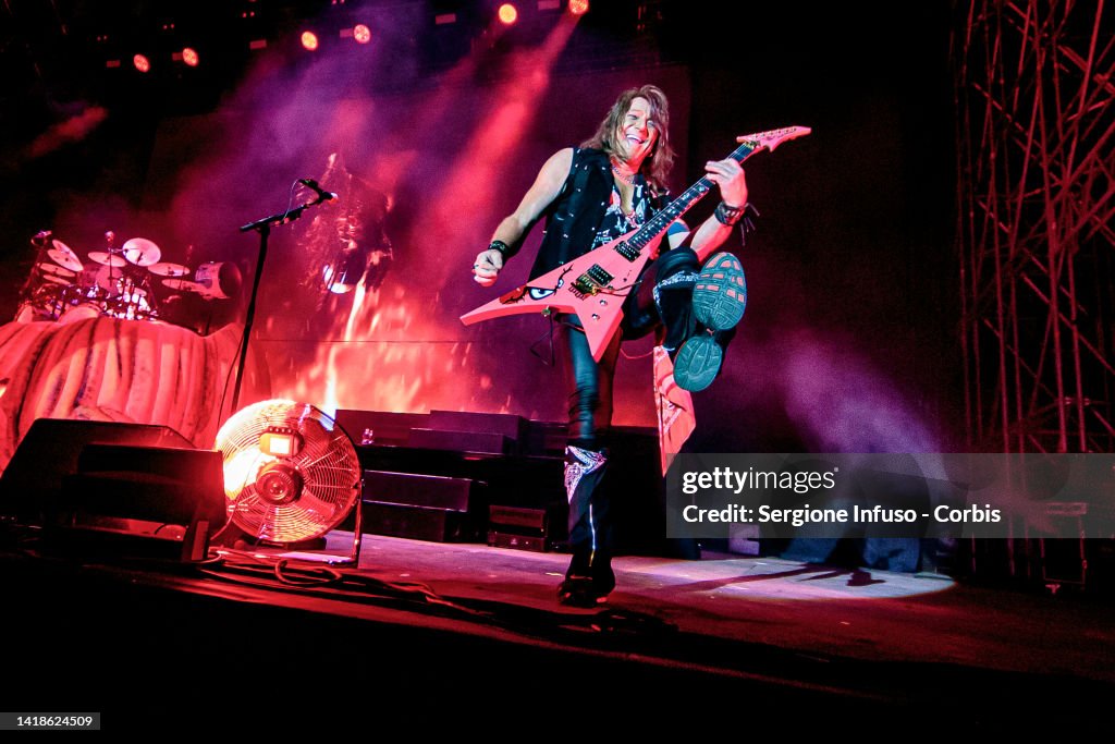 Helloween Perform In Milan