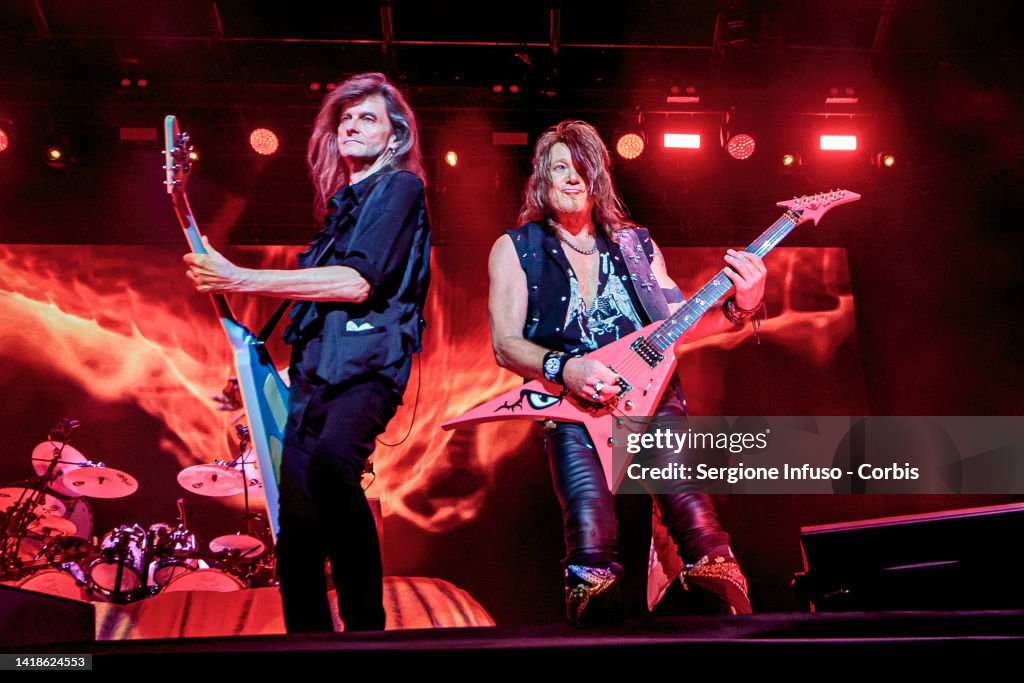 Helloween Perform In Milan