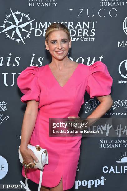 Sarah Michelle Gellar attends the TIAH 4th Annual Fundraiser at Private Residence on August 27, 2022 in Los Angeles, California.