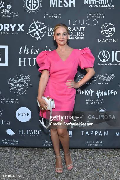 Sarah Michelle Gellar attends the TIAH 4th Annual Fundraiser at Private Residence on August 27, 2022 in Los Angeles, California.