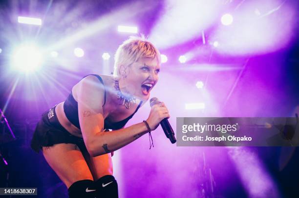 Cassyette performs at Reading Festival day 2 on August 27, 2022 in Reading, England.