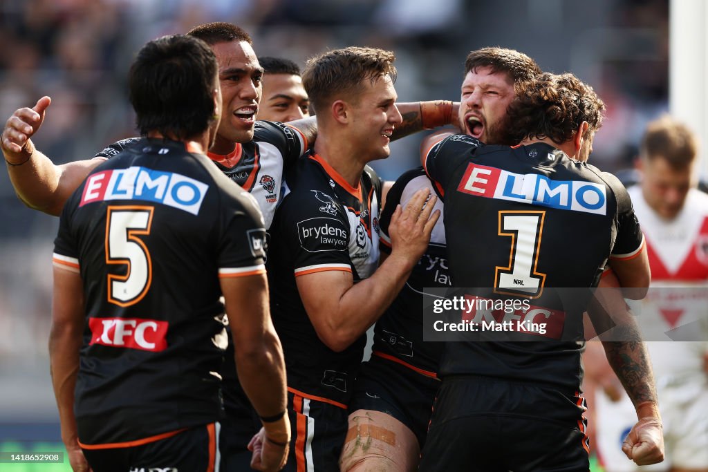 NRL Rd 24 - Wests Tigers v Dragons