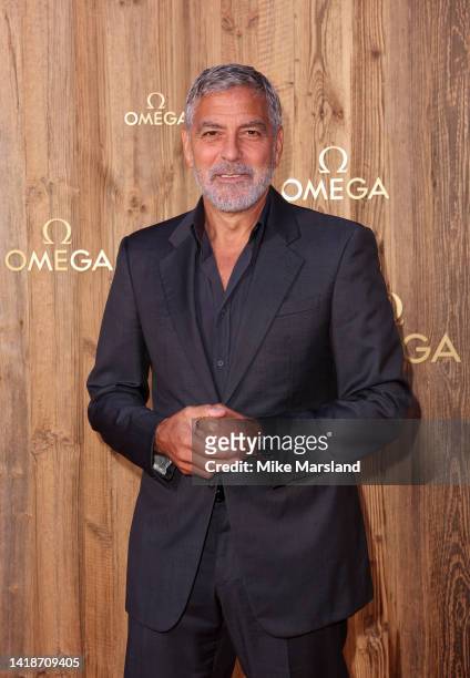 George Clooney attends Gala Evening at Cry D’Er part of the Omega Masters 2022 on August 27, 2022 in Crans-Montana, Switzerland.