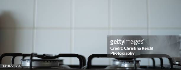 close up of gas burner - hob stock pictures, royalty-free photos & images