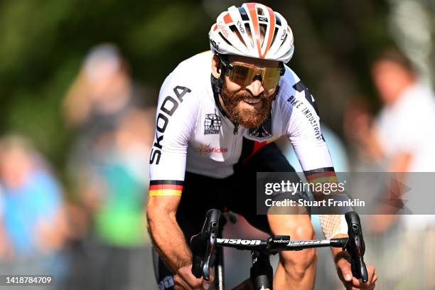 Simon Geschke of Germany and Team Germany during the 37th Deutschland Tour 2022 - Stage 4 a 186,6km stage from Schiltach to Stuttgart / #DeineTour /...