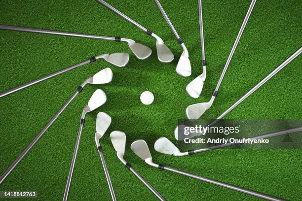 golf club circular pattern - golf club 個照片及圖片檔