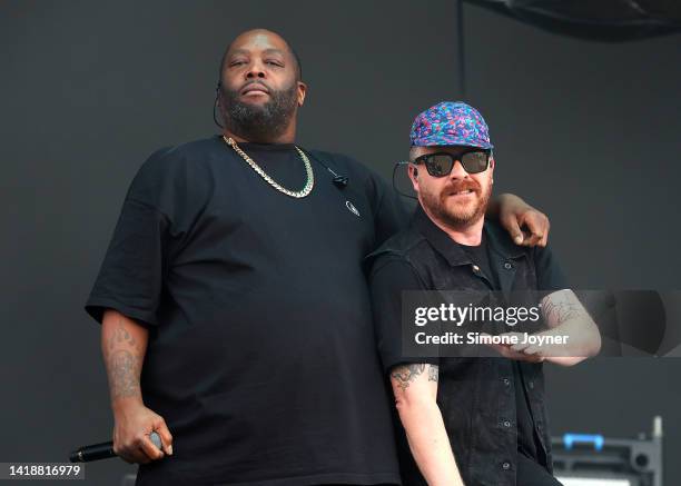 Killer Mike and El-P of Run The Jewels perform live on stage at Reading Festival day three on August 28, 2022 in Reading, England.