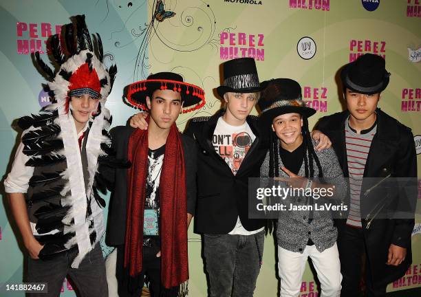 Attend Perez Hilton's Mad Hatter tea party birthday celebration on March 24, 2012 in Los Angeles, California.