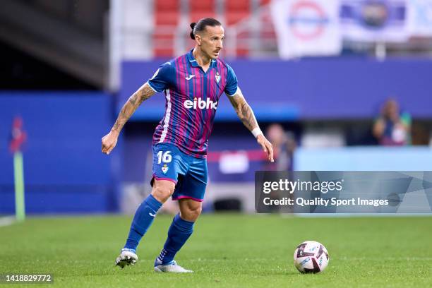 Jose Rios Reina of SD Eibar ac during the LaLiga Smartbank match between SD Eibar and SD Ponferradina at Estadio Municipal de Ipurua on August 28,...