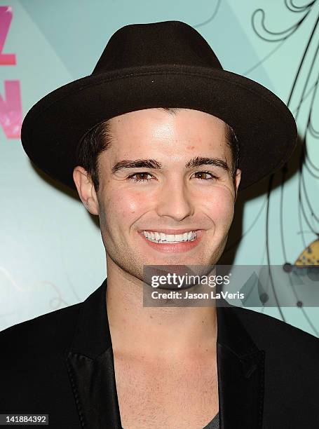Actor Spencer Boldman attends Perez Hilton's Mad Hatter tea party birthday celebration on March 24, 2012 in Los Angeles, California.