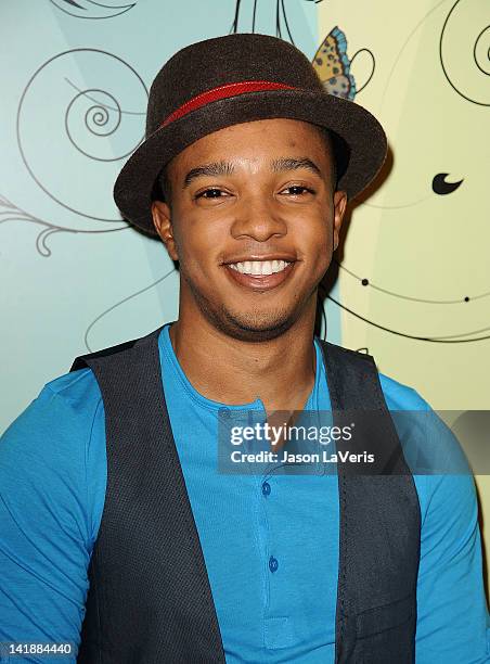 Actor Benjamin Charles Watson attends Perez Hilton's Mad Hatter tea party birthday celebration on March 24, 2012 in Los Angeles, California.