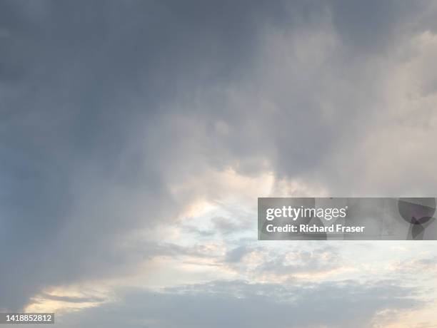 clouds isolated in the sky - stratus stock pictures, royalty-free photos & images
