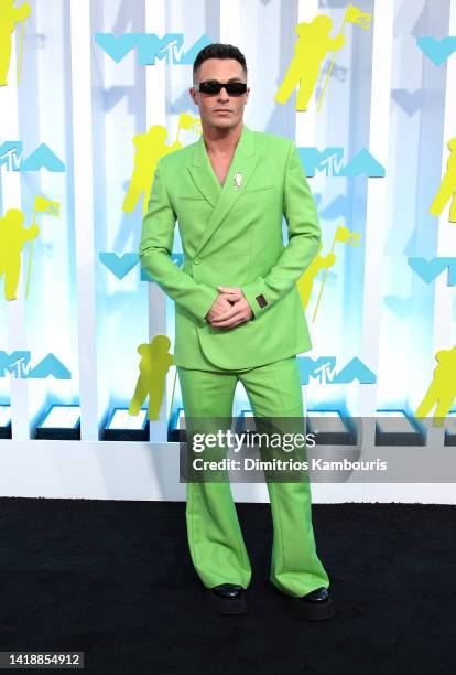 Colton Haynes attends the 2022 MTV VMAs at Prudential Center on August 28, 2022 in Newark, New Jersey.