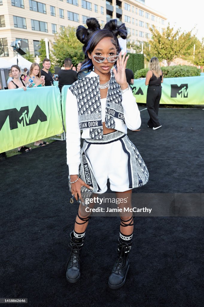 Alaya High aka That Girl Lay Lay attends the 2022 MTV VMAs at... News