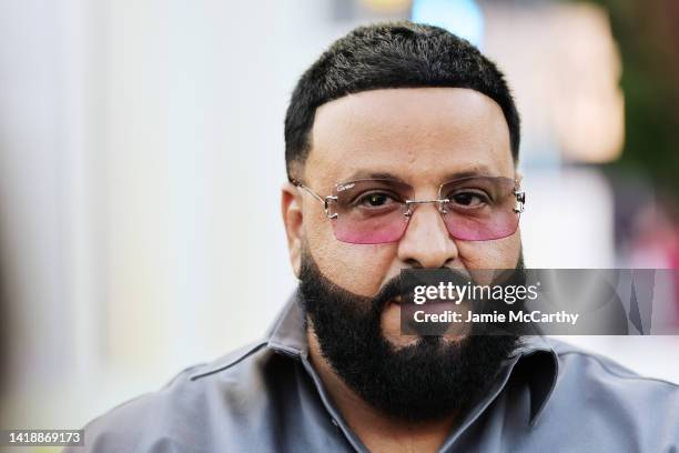 Khaled attends the 2022 MTV VMAs at Prudential Center on August 28, 2022 in Newark, New Jersey.