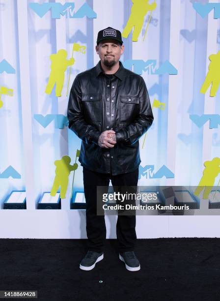 Joel Madden attends the 2022 MTV VMAs at Prudential Center on August 28, 2022 in Newark, New Jersey.