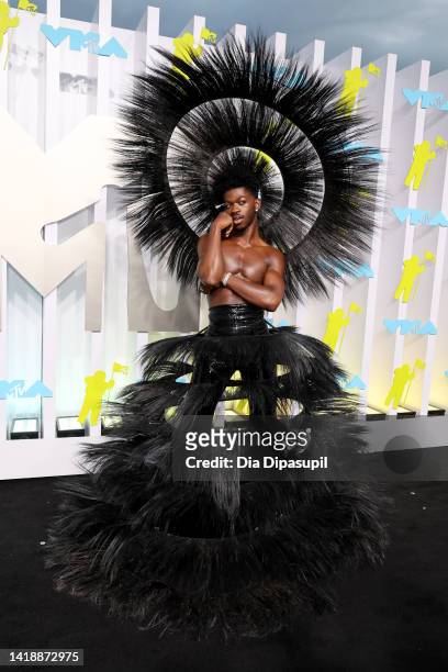 Lil Nas X attends the 2022 MTV VMAs at Prudential Center on August 28, 2022 in Newark, New Jersey.