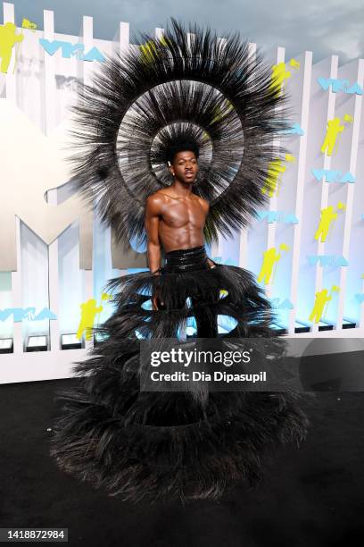 Lil Nas X attends the 2022 MTV VMAs at Prudential Center on August 28, 2022 in Newark, New Jersey.