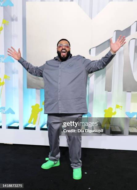 Khaled attends the 2022 MTV VMAs at Prudential Center on August 28, 2022 in Newark, New Jersey.