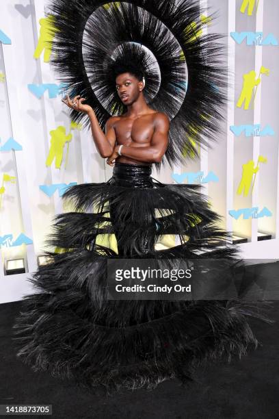 Lil Nas X attends the 2022 MTV VMAs at Prudential Center on August 28, 2022 in Newark, New Jersey.